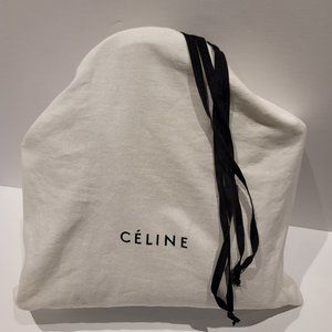 Celine Micro Luggage Drummed Calfskin Souris
